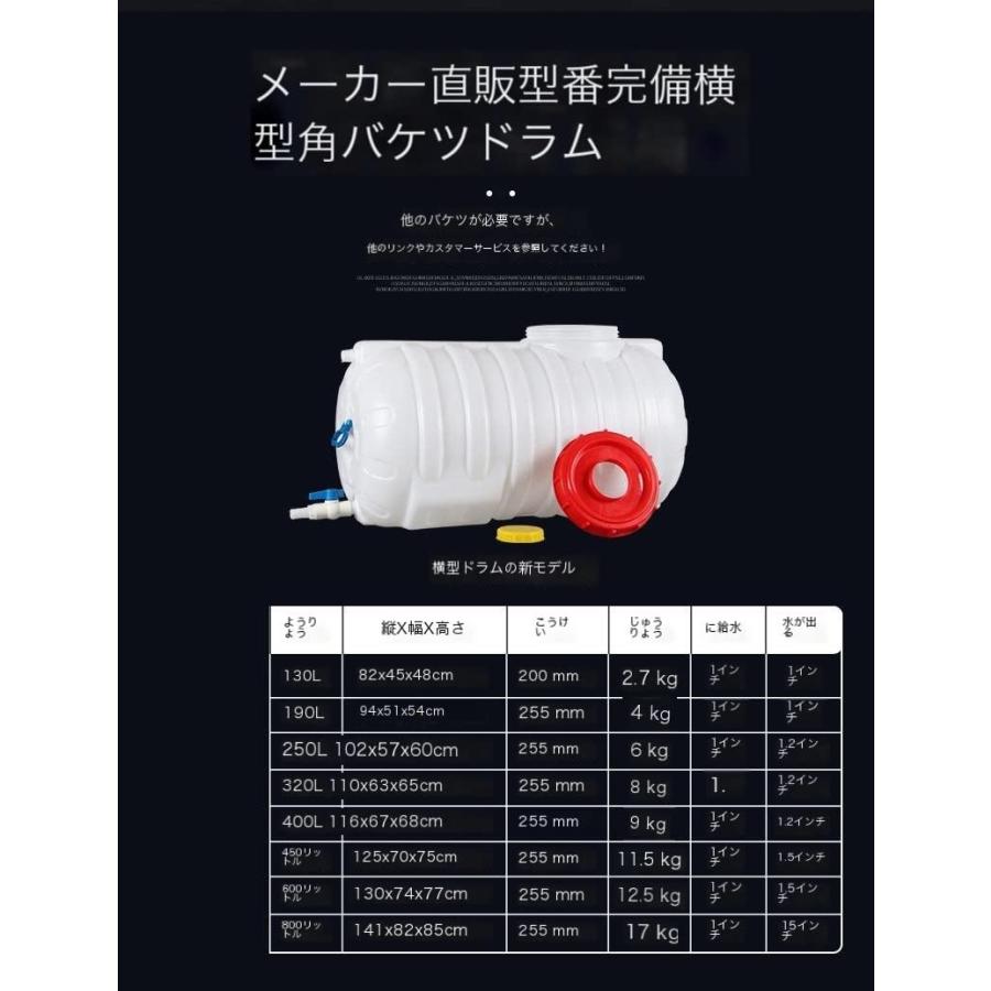 貯水タンク 大容量貯水タンク トンドラム 200L リットル 水タンク