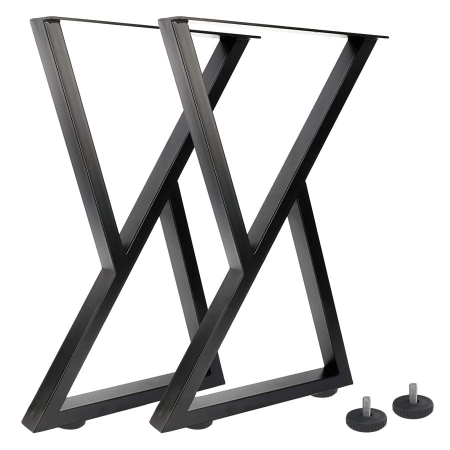 アイアン脚 高さ71cm 2脚セット 鉄脚 スクエア アイアンレッグ