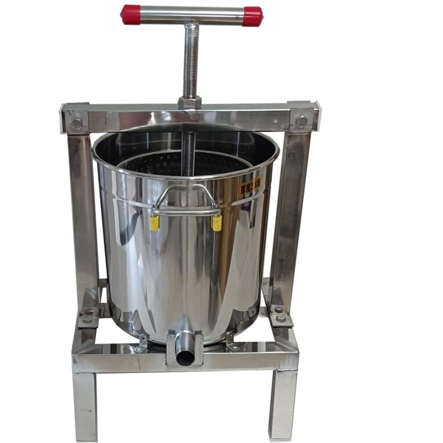 養蜂器具 蜂蜜分離器 蜂蜜絞り器 蜜を絞り器 蜂蜜圧搾機 みしん 15L 大