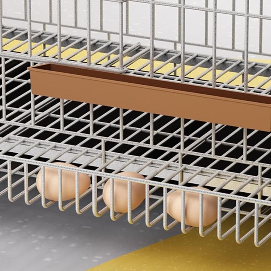 鶏用ケージ鶏舎の鶏小屋大鶏小屋家禽ケージ屋外の鶏小屋2つの巣箱付き