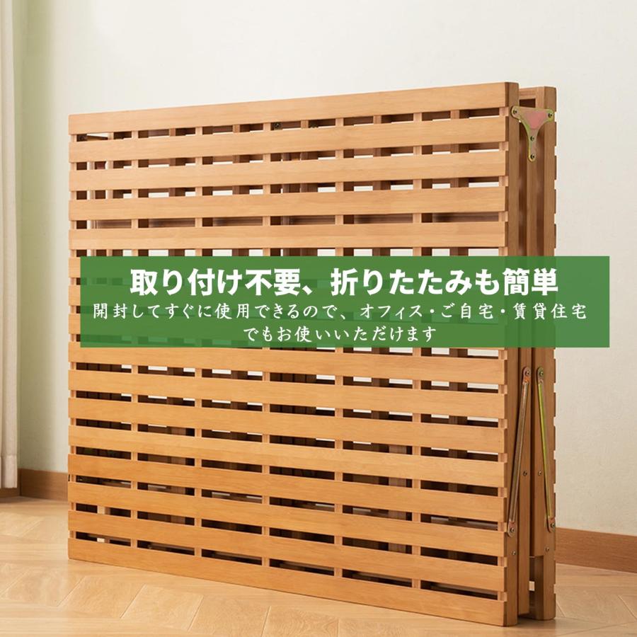 折りたたみベッド 天然竹製 ベッドフレーム 横幅80/100/120 折りたたみベッド 天然竹製 ベッドフレーム 横幅80/100/120