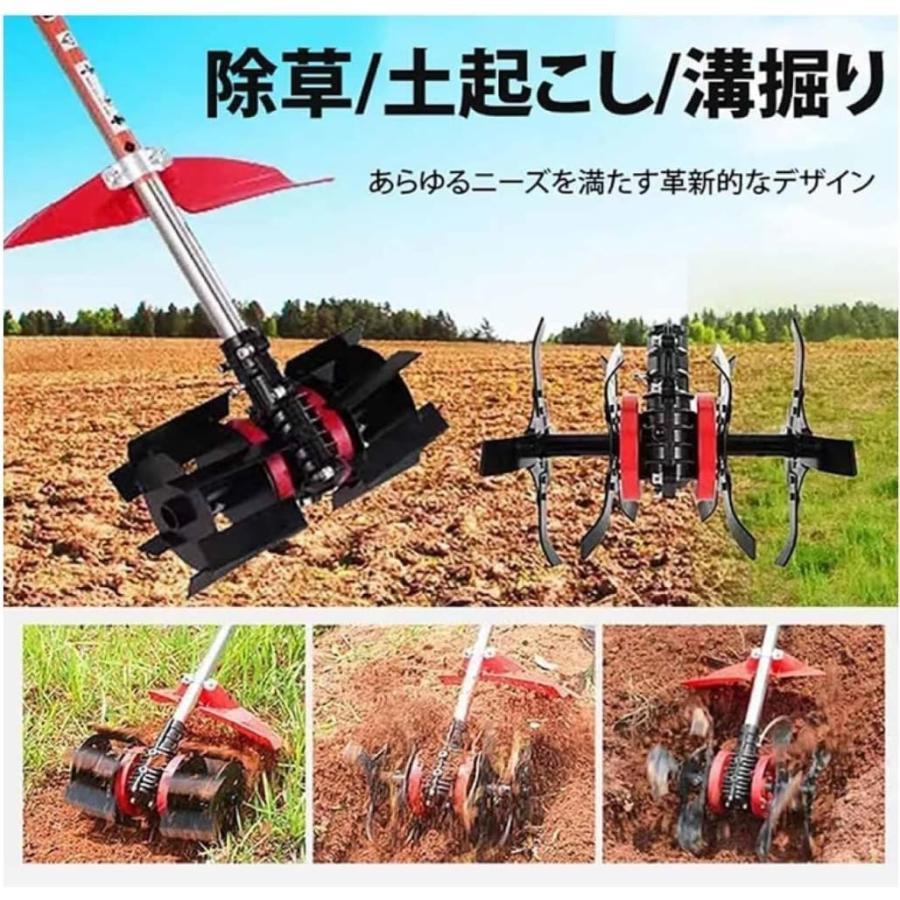 芝刈り機専用」 土起こし?除草用多機能ホイール、除草用多機能ホイール