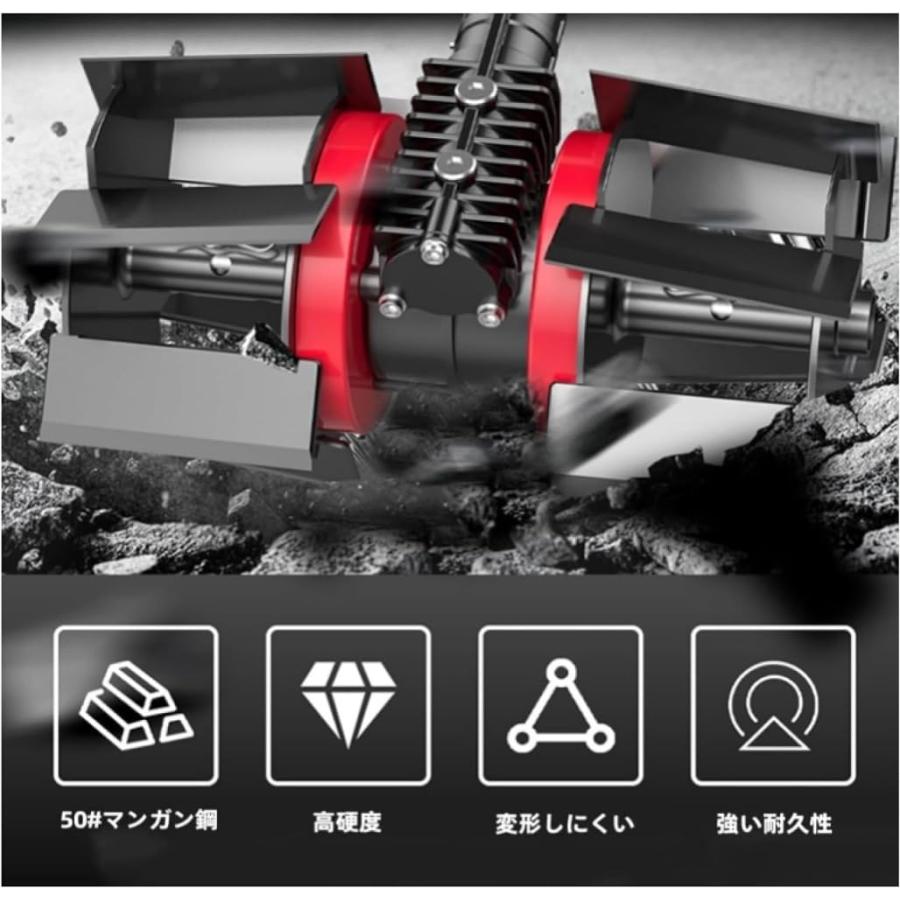 芝刈り機専用」 土起こし?除草用多機能ホイール、除草用多機能ホイール