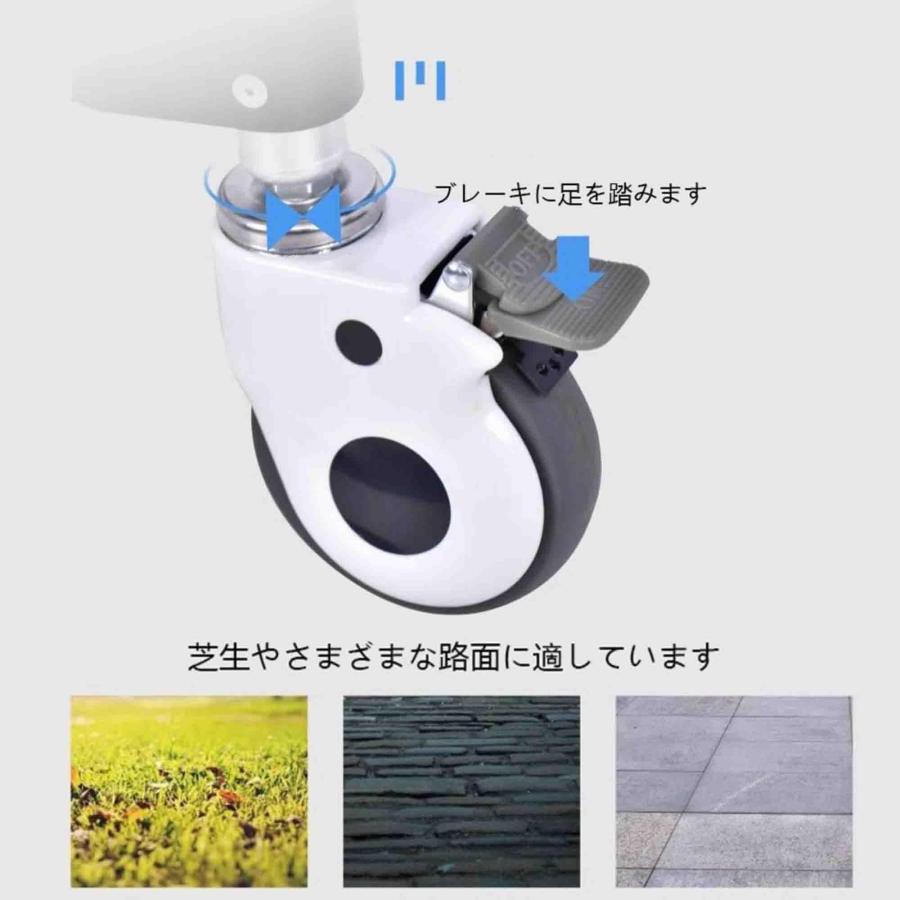 介護用シャワー椅子 360° 回転 キャスター付き高齢者 風呂椅子 トイレ