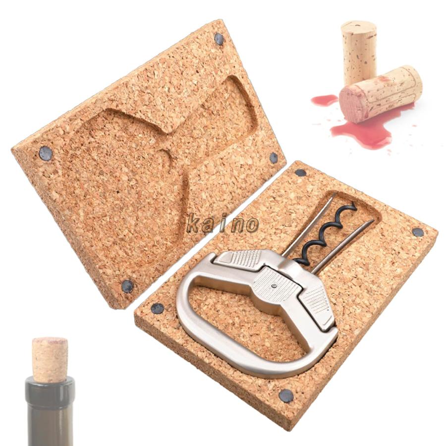 ワインオープナー 栓抜き コルク抜き 高級 亜鉛合金+ステンレス