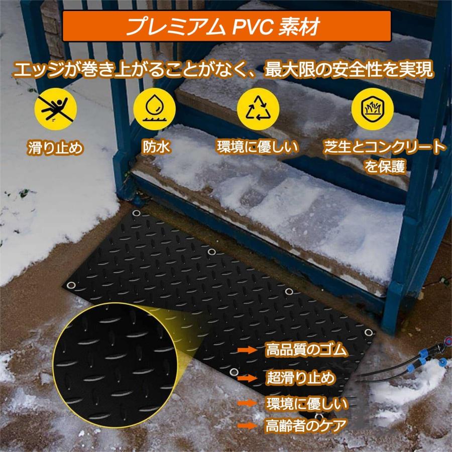 融雪マット 電気融雪ヒーター 1枚/2枚/3枚/4枚/5枚 玄関 ステップ道路