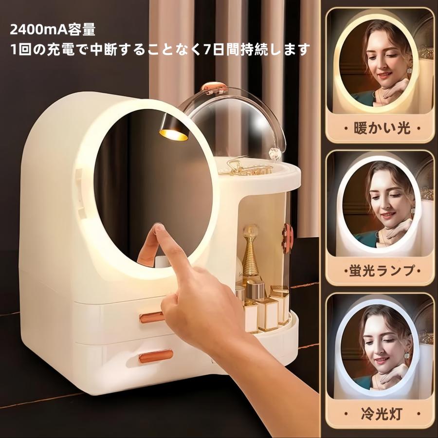 メイクアップオーガナイザー 回転メイクアップオーガナイザーボックス
