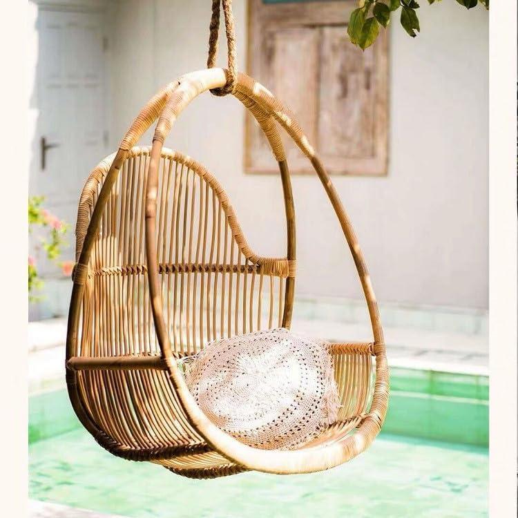 ハンモックチェア　スタンド　室内　ブランコ Amazon.co.jp: NIELHYUN ハンギングチェア たまご型 ハンモック