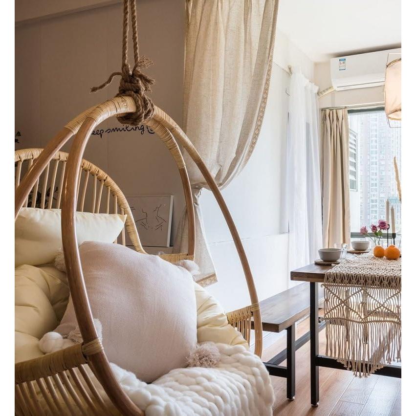 ハンモックチェア　スタンド　室内　ブランコ Amazon.co.jp: NIELHYUN ハンギングチェア たまご型 ハンモック