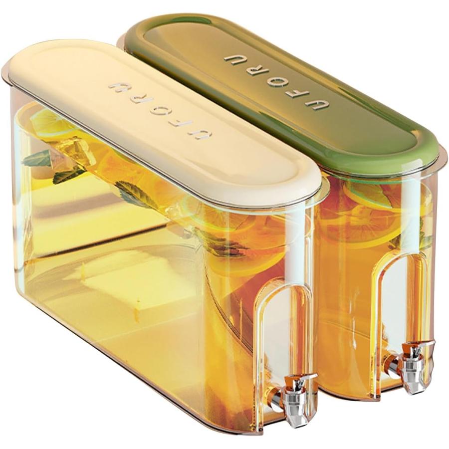 麦茶ポット ピッチャー お茶ポット冷水筒 冷蔵庫ポット 蓋付き 大容量