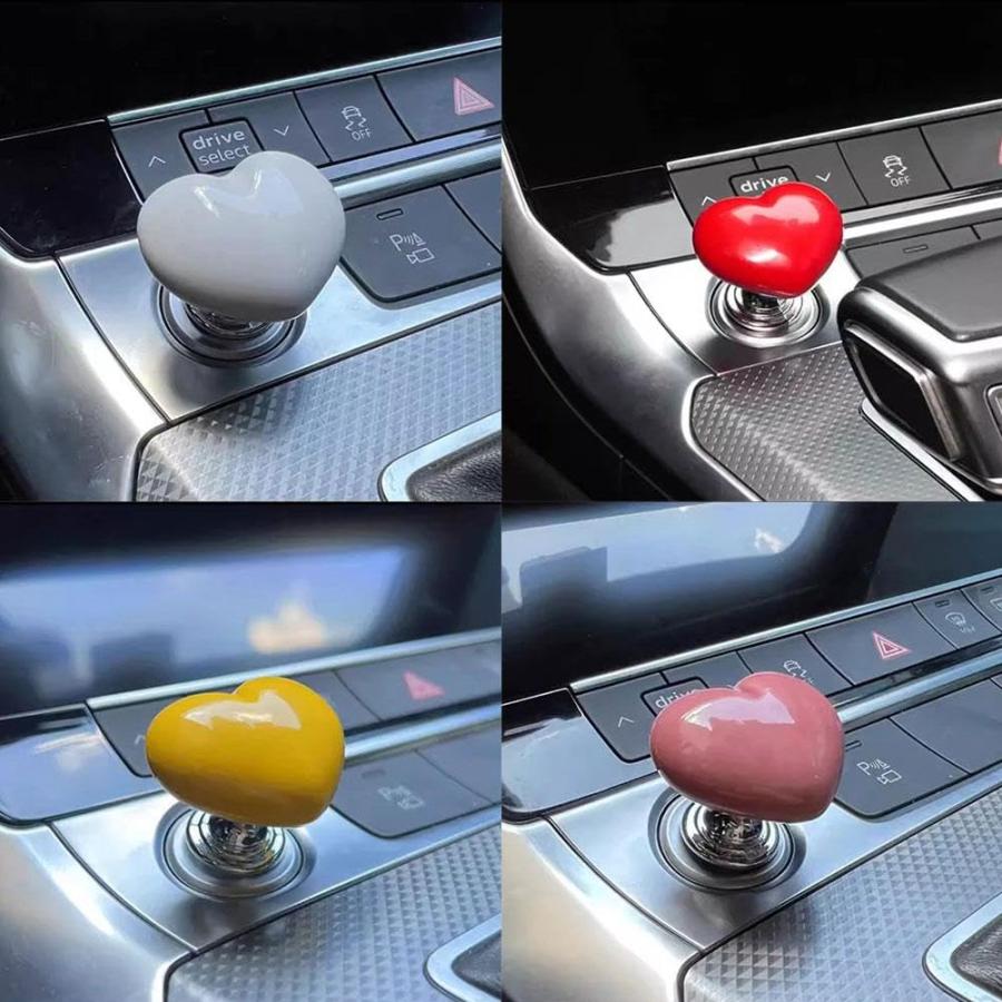 早い者勝ち‼︎❤️ハート⭐️スターホロ100枚７０円‼︎購入前のコメント順です 車 ワンクリックスタートボタン ハート型 スタート ボタン ロッカー