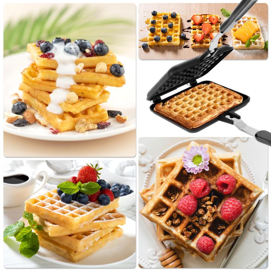 ワッフルメーカー 直火 ホットサンドメーカー キャンプ フライパン お