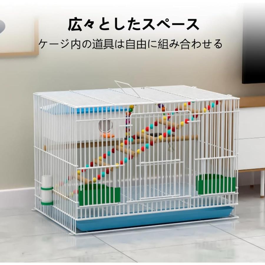 鳥かご バードケージ 鳥ケージ 組立式 鳥小屋 掃除しやすい セキセイ