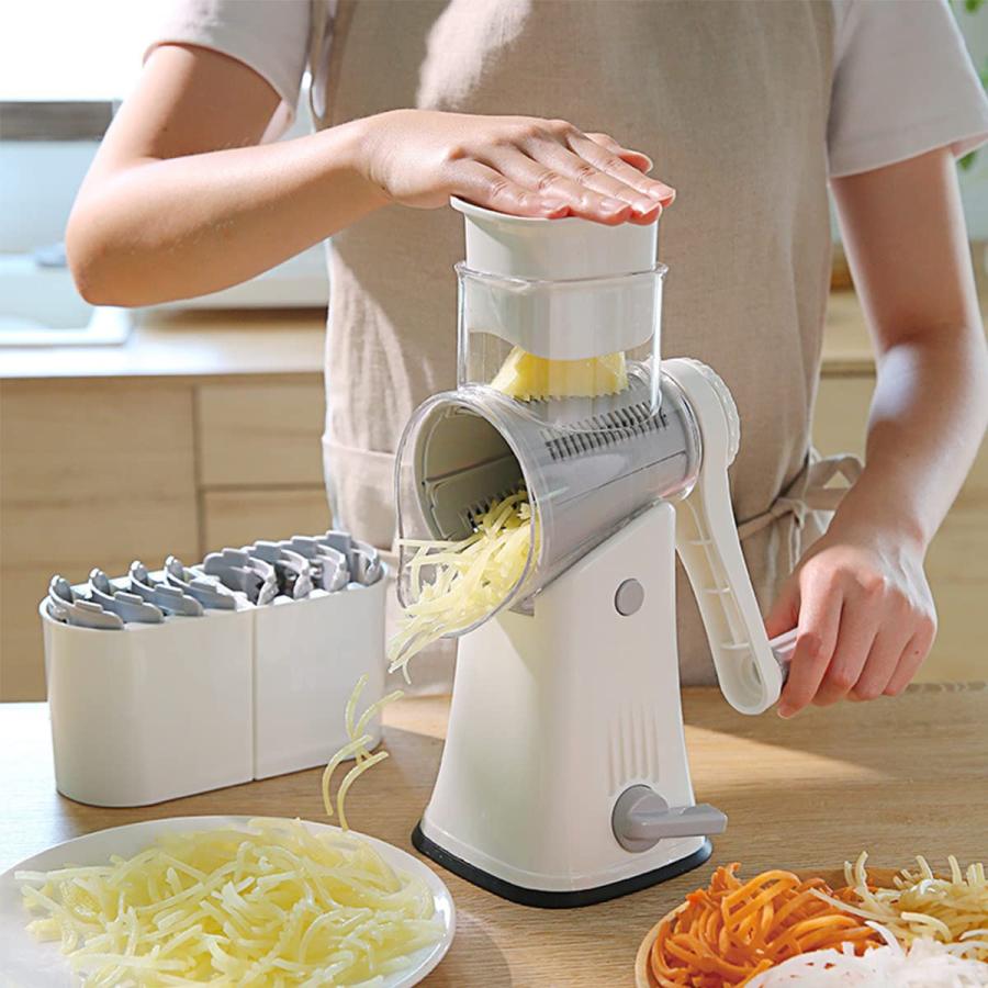 野菜スライサー回転式チーズおろしシュレッダー 5 in 1 Cheese Grater