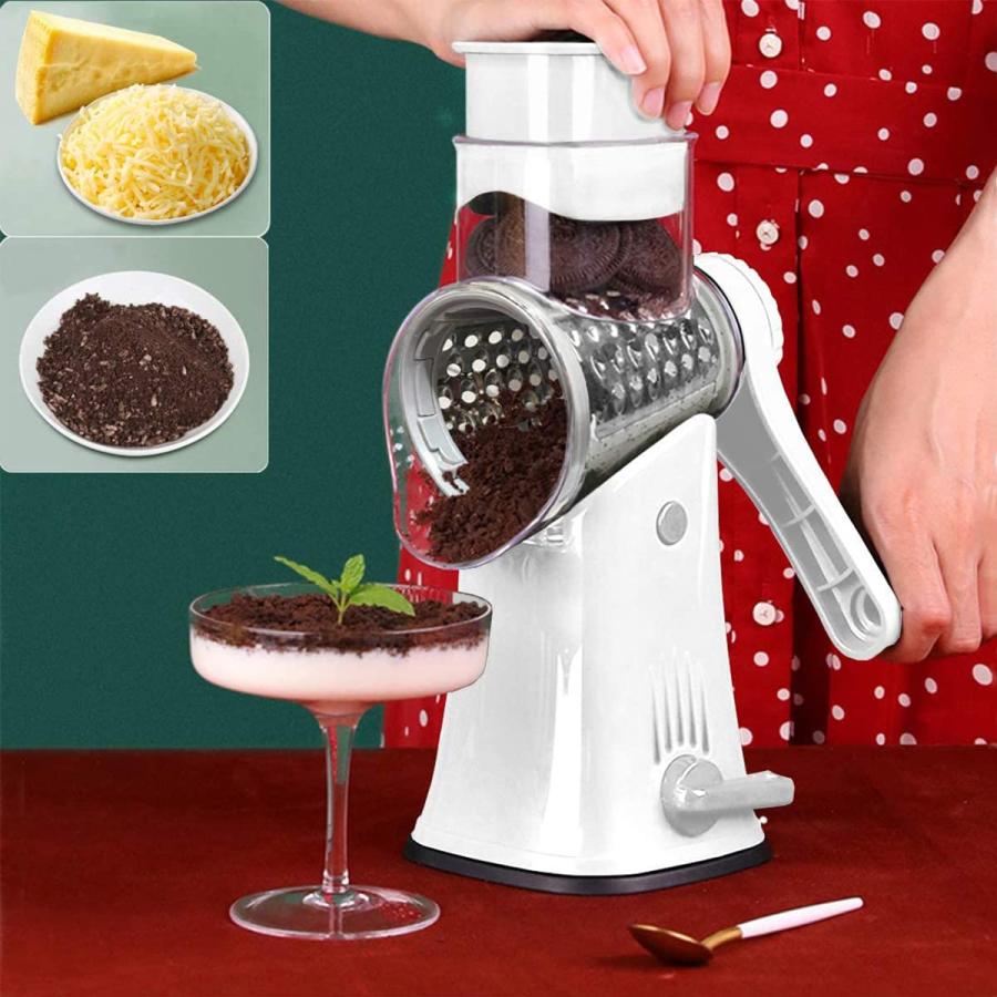 野菜スライサー回転式チーズおろしシュレッダー 5 in 1 Cheese Grater