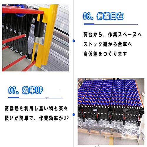 5.1M ローラーコンベヤ（持ち手つき） ベルトコンベヤ 荷下ろし 伸縮型 傾斜調節可能 連結可能の画像