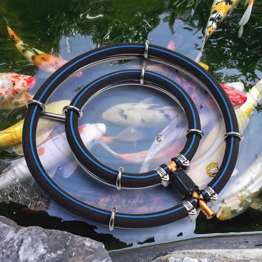 エアーストーン 55cm 水槽 エアレーション 酸素補給 魚 池 エアストーン 細かい泡 水槽 いけす エアーストーン 気泡放出 酸素補給