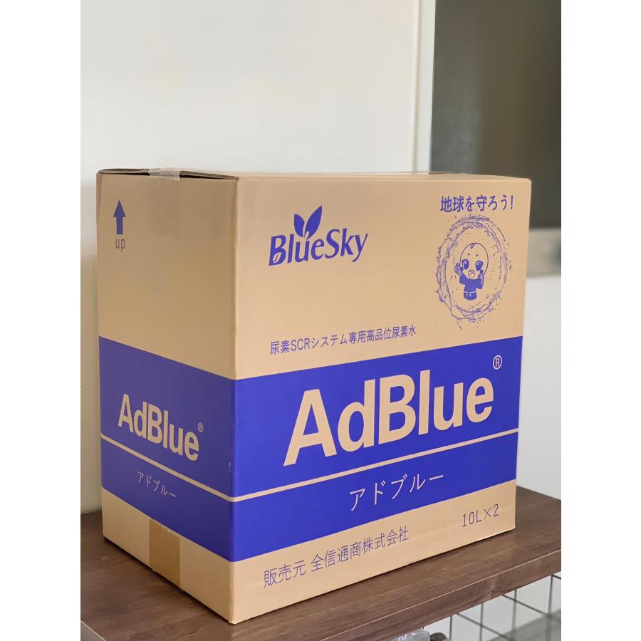 AdBlue アドブルー 高品位尿素水　20L　尿素水　ディーゼル車　4個セット アドブルー AdBlue 高品位尿素水 尿素SCRシステム ディーゼル車