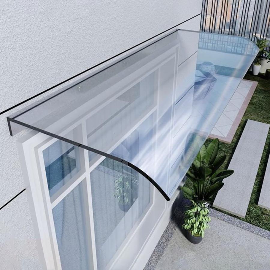 新品(未使用)_屋根庇 ひさし 雨よけ サンシェード オーニング屋根ひ(2個) 屋根庇 ひさし 雨よけ 庇 後付け 屋根 窓の庇雨よけ 日よけと