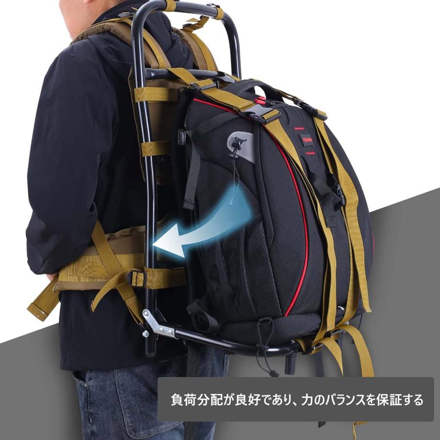 背負子 キャリー 軽量 アルミフレームパック 背負う補助具 背負い子