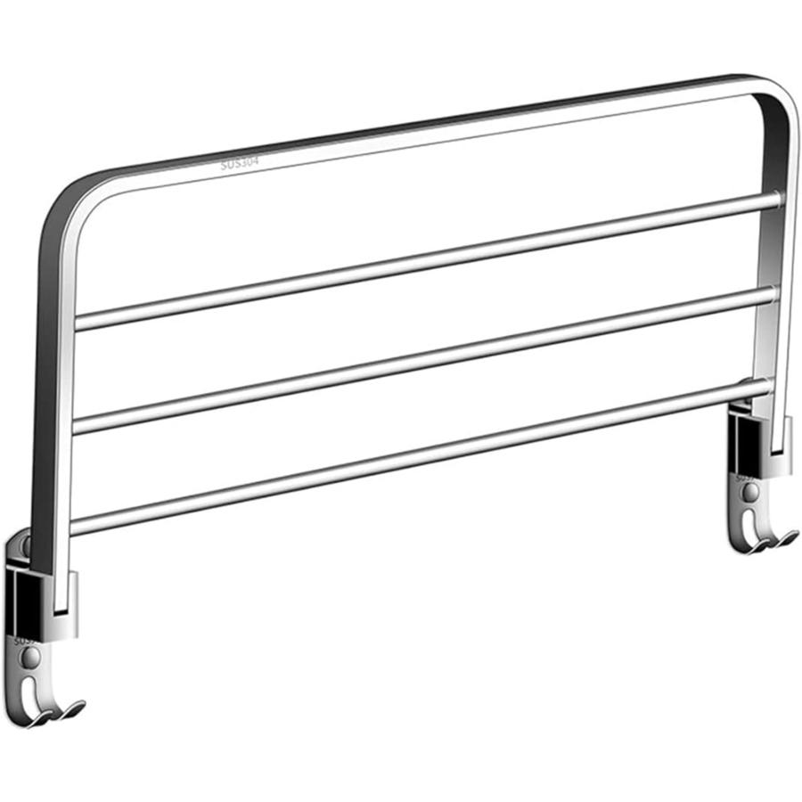 タオルバー浴室SU 304ステンレス鋼折りたたみ風呂タオル棚タオルラック