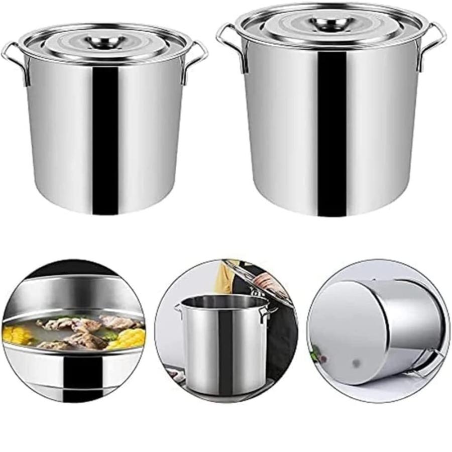 ステンレス 両手鍋 中サイズ 蓋付き セブン・ザ・プライス ガラス蓋付ステンレス両手鍋20cm ガス・IH