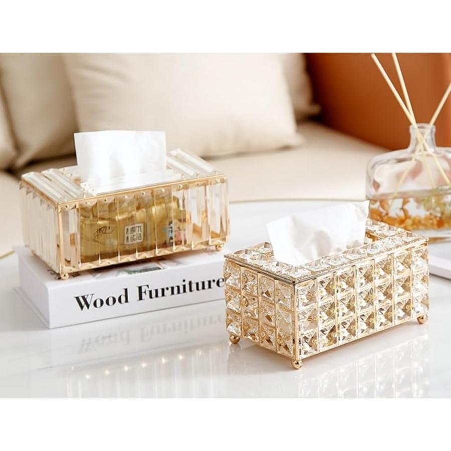 ティッシュケース クリスタル 豪華 ティッシュボックス 高級 キラキラ