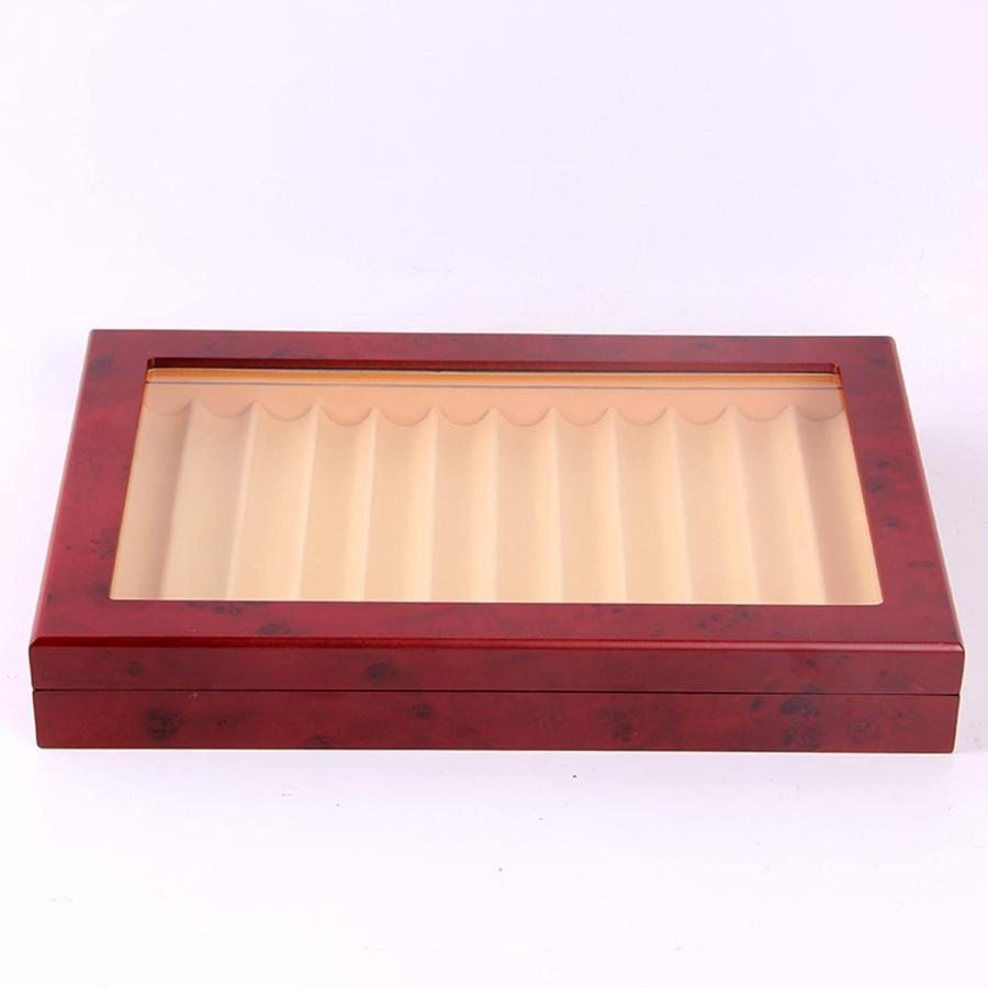 ペン 収納ケース 木製ペンケース 12本用 収納ボックス 万年筆 大容量