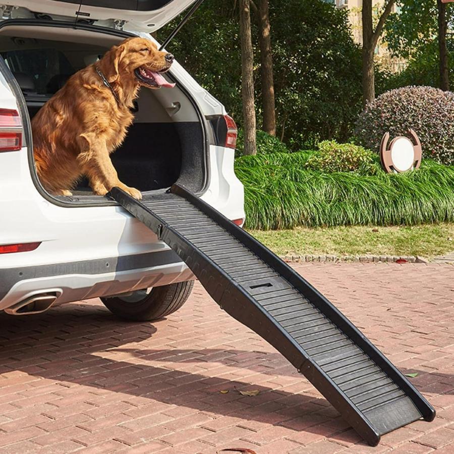 犬用安全スロープ ペットスロープ 車への乗降用 段差解消スロープ