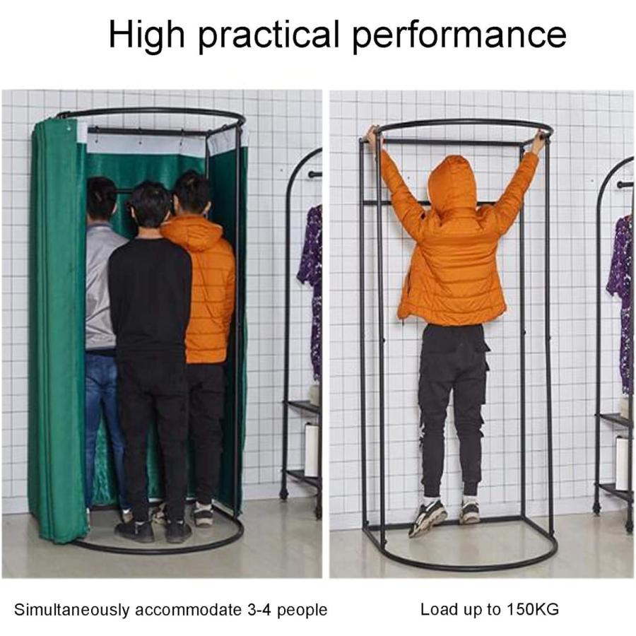 更衣室 フィッティングルーム 簡易 試着室 店舗 カーテンタイプ 置き型 作業服 着替え ロッカールーム コーナー 間仕切りカーテン 株式会社錦 、95x100x20 更衣室 フィッティングルーム 簡易 試着室 店舗 カーテンタイプ 置き型