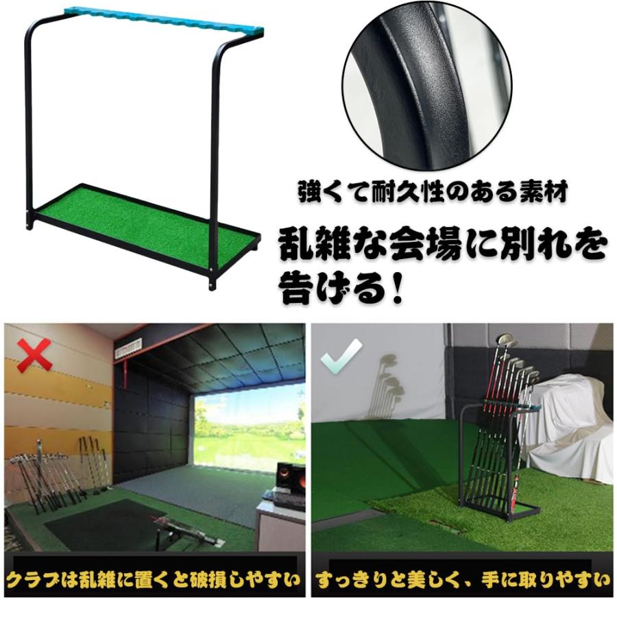 ゴルフクラブスタンド クラブを9本収納可能 室内 業務用 店舗の ゴルフクラブスタンド クラブを9本収納可能 室内 業務用 店舗の