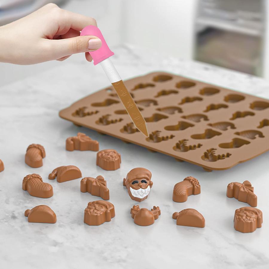 2個セット クリスマス チョコレート型 お菓子型 シリコン型 マフィン