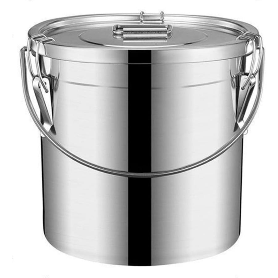 304ステンレススチール ミルク缶 密閉蓋付き バケツ 発酵 ワイン