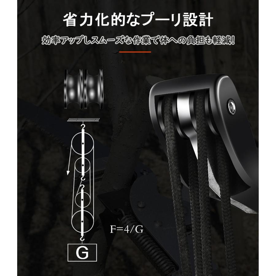 高枝切りばさみ 高枝切鋏 伸縮式 SK5高級炭素刃 超軽量 剪定 太枝切鋏