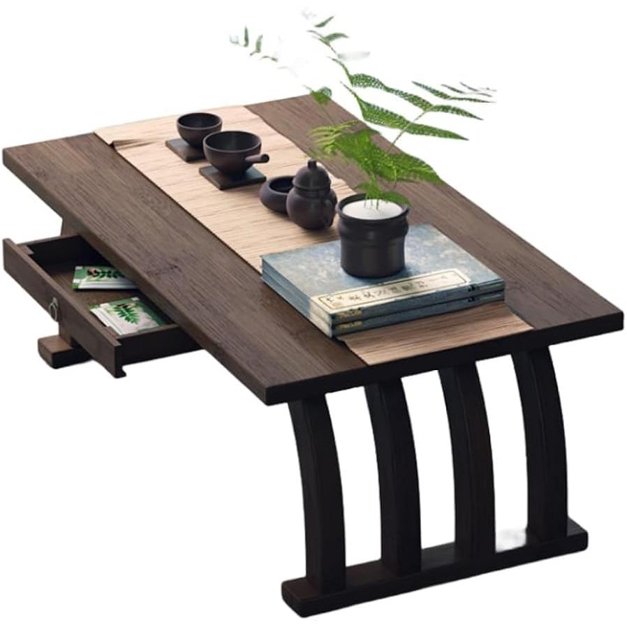 中古 店舗近郊送料格安 アジアン バンブー テーブル 幅90cm×奥60cm×高35cm M.O.L 折りたたみ バンブーテーブル60 MOL-G301 [モル キャンプ