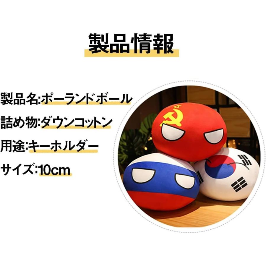 子供のためのポーランドボールぬいぐるみ、18個 カントリーボール