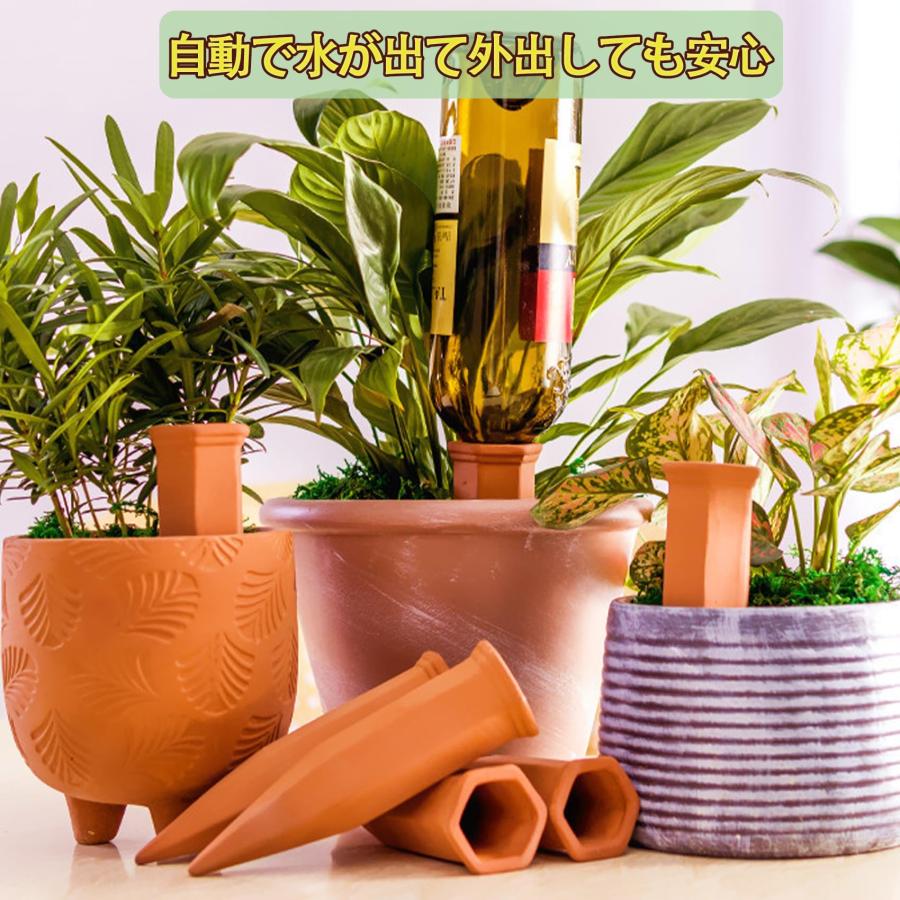 自動水やり器 4本セット 植物 ペットボトル対応 自動給水器 水やり