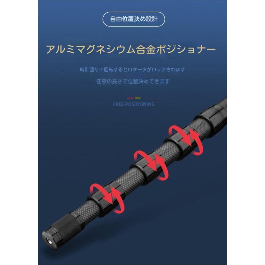 タープポール 軽量 カーボン ポール 伸縮 170cm 210cm 240cm 270cm