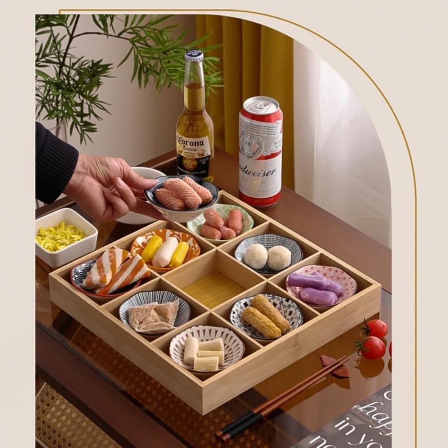 豆皿 豆皿ギフト 小皿 食器 果物 ケース 陶器 寿司皿 セット仕切り