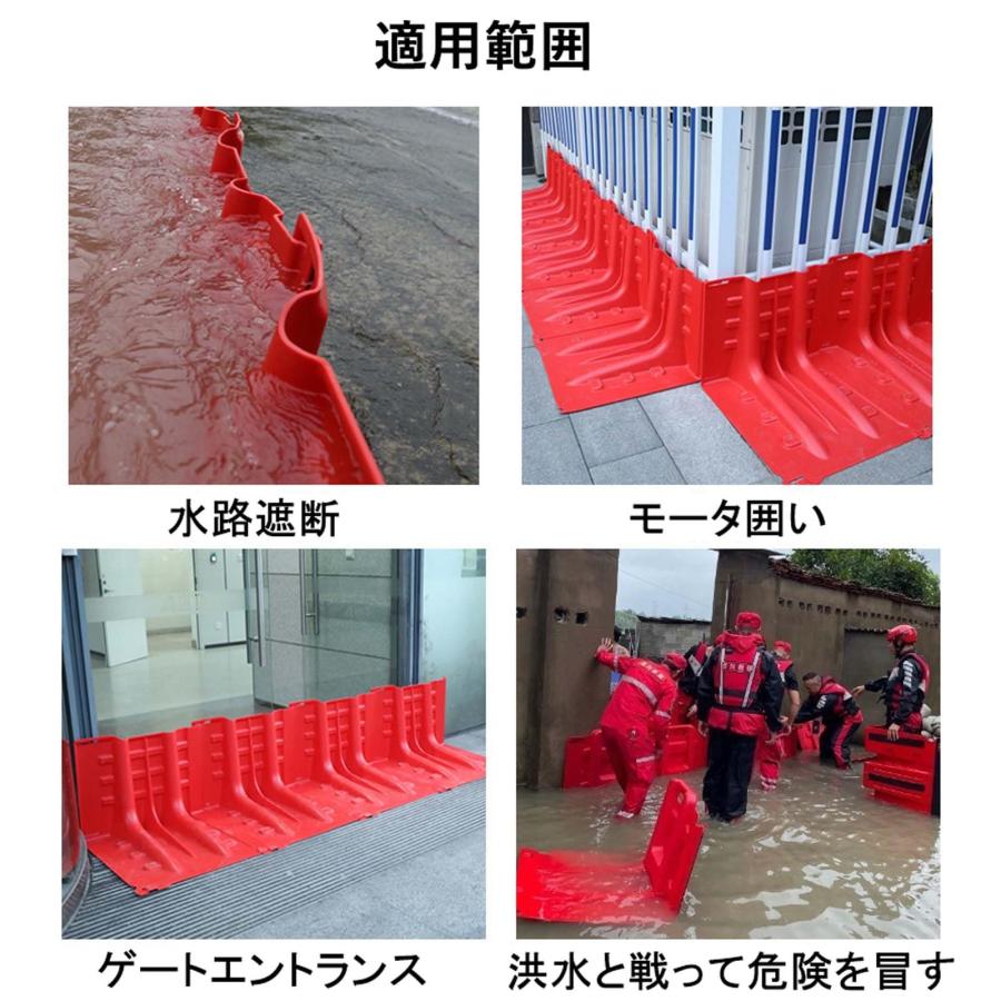 止水板 樹脂製止水板 水害対策止水板 止水パネル 幅70.5×高さ52.8×奥行