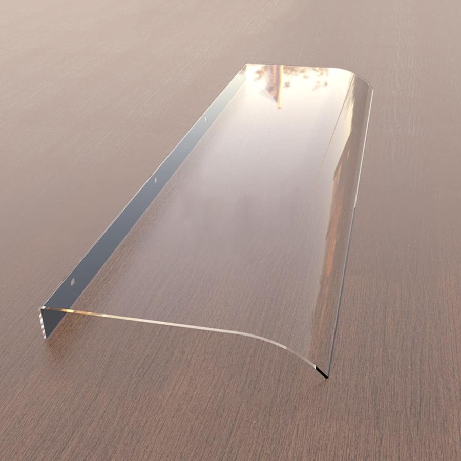 雨除けひさしテラス 屋根 軒 ひさし DIY 雨よけ 透明な 日よけ庇 ポリ