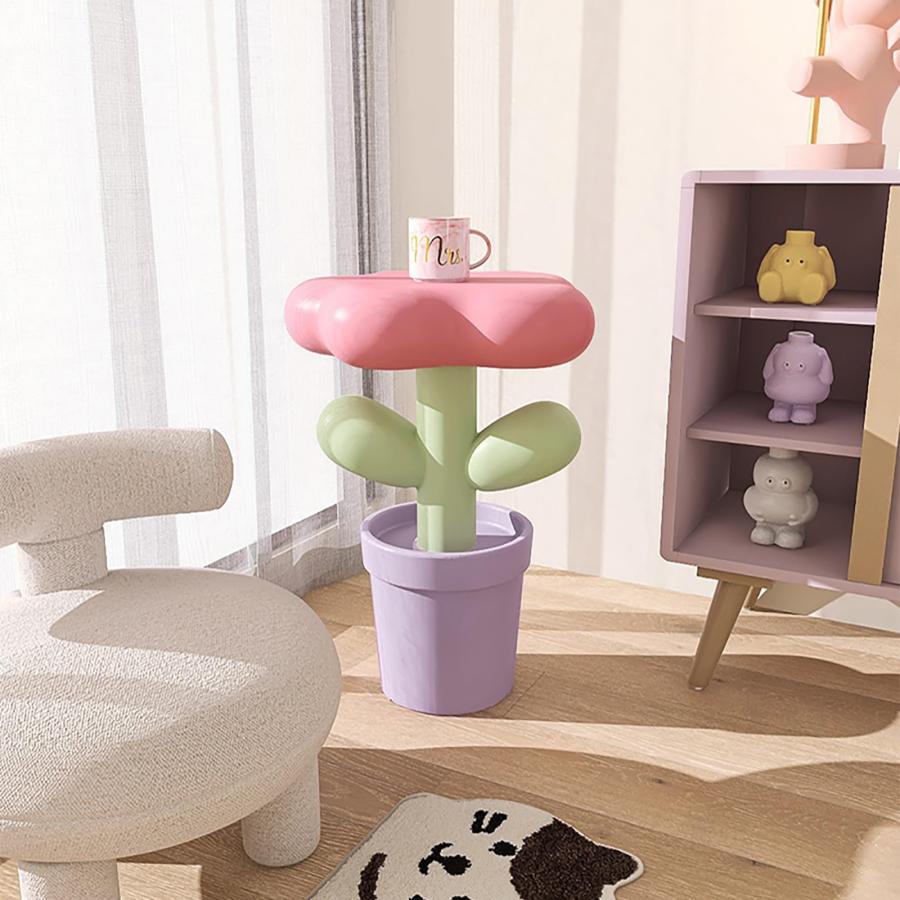 クリエイティブチューリップコーヒーエンドテーブル花の形の装飾