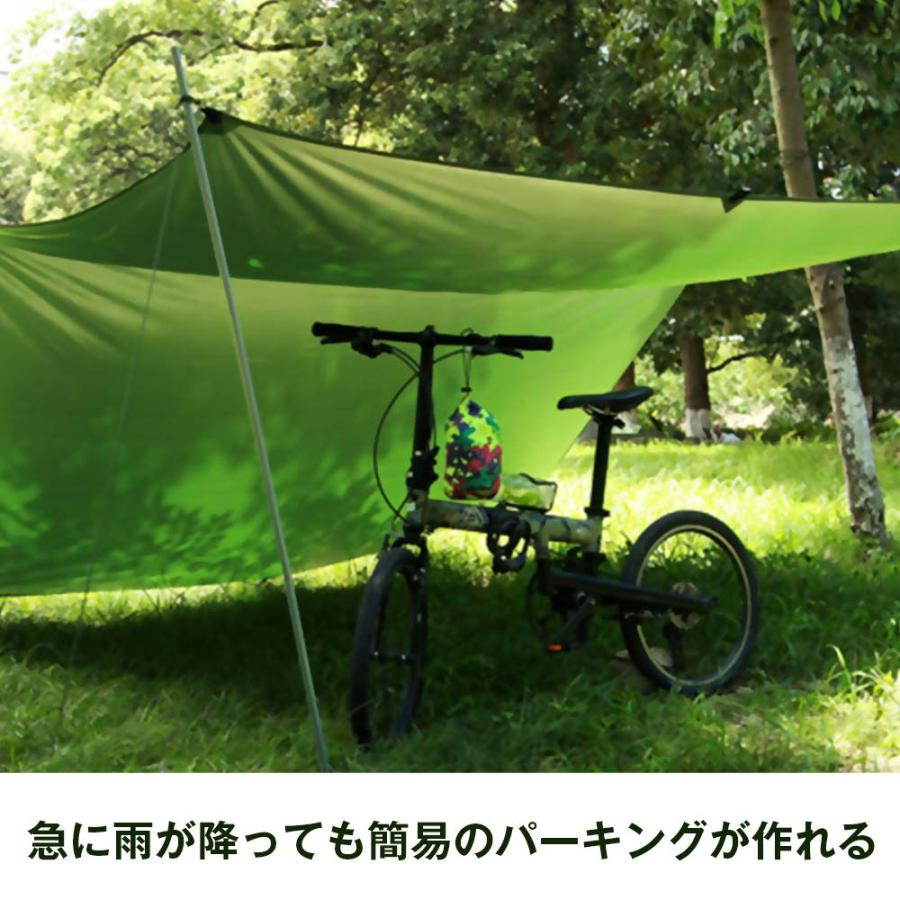 防水タープ 天幕 3mx3m キャンプ テント タープ 天幕シェード 高耐水