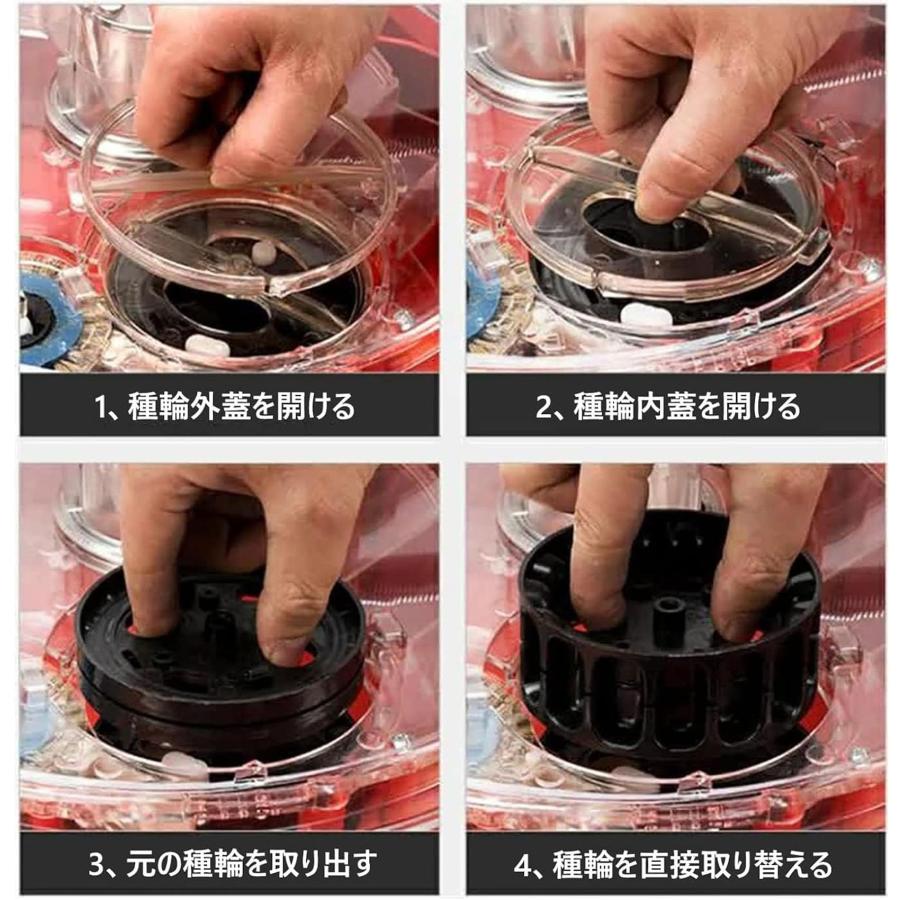 手動プッシュ 種まき機 肥料手動プッシュ 播種機 ガーデン農業種子