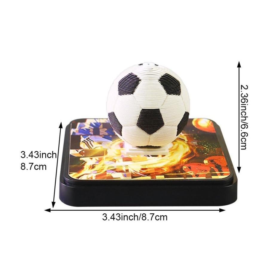 2026年カレンダー 卓上 立体視 3D サッカー ファミリープランナー