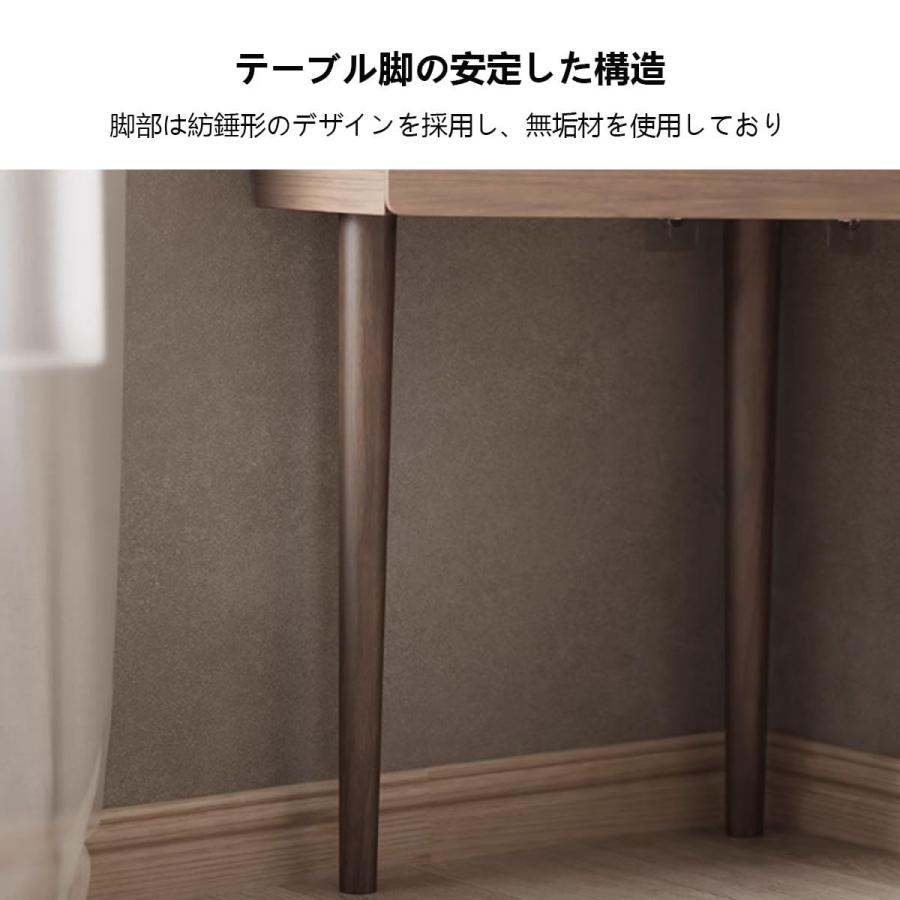 パソコンデスク 三角コーナー コーナーデスク 三角机 無垢材コーナー