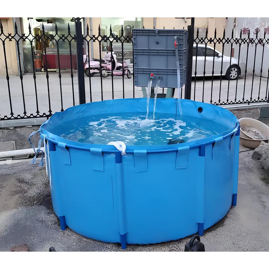 プール 大型 大型水槽 養魚池 水槽キットラウンド キャンバス