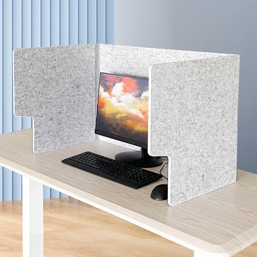 デスク卓上パーテーション間仕切りついたてアコースティックデスクディバイダー防音3パネルテーブルトップパーティション/セパレーターS＆Lオフィス教 デスク 卓上パーテーション 間仕切り ついたて アコースティック