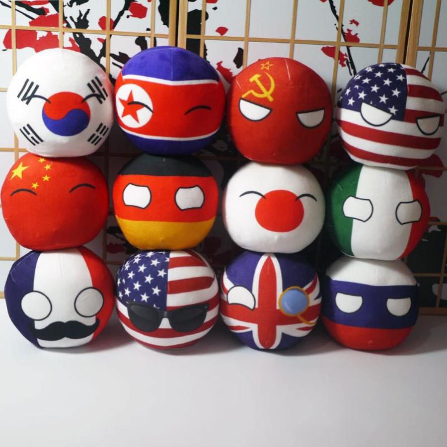 子供のためのポーランドボールぬいぐるみ、カントリーボールぬいぐるみ