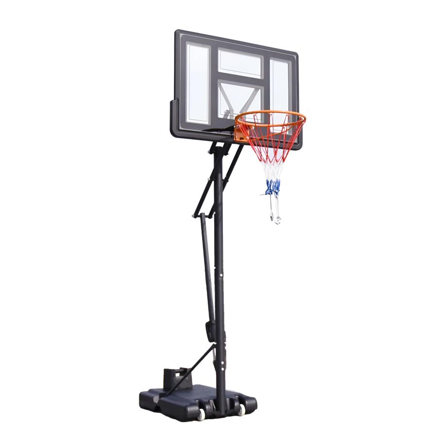 バスケットゴール 10段高さ調整 149cm-305cm 屋外 家庭用 移動式 練習